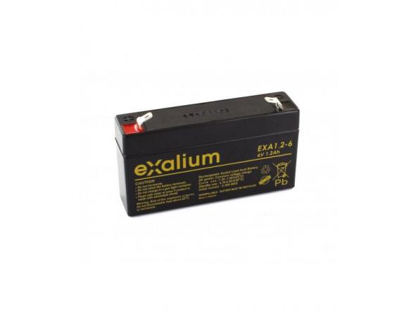 Bateria de plomo 6V 1.2Ah (97x25x57) Exalium (EXA1.2-6)