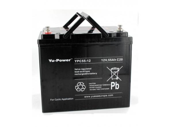 Bateria de plomo cíclico 12V 55Ah (228 x 137 x 211)