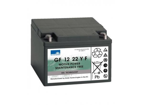 Bateria de plomo semitracción 12V 24Ah (176 x 167 x 126) GF12022YF