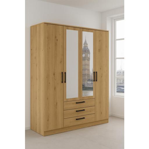 Armario 4 puertas 