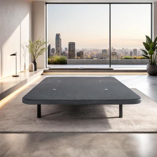 Base tapizada con patas