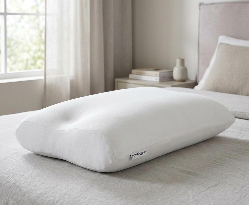 Almohada Viscoelástica de Alta Densidad Copos – Confort Cervical Dormiky