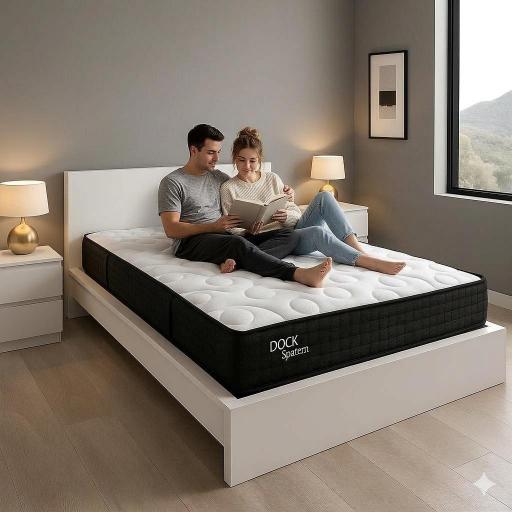 Colchón de Muelles Ensacados y Viscoelástica Velo - Soporte Híbrido Premium