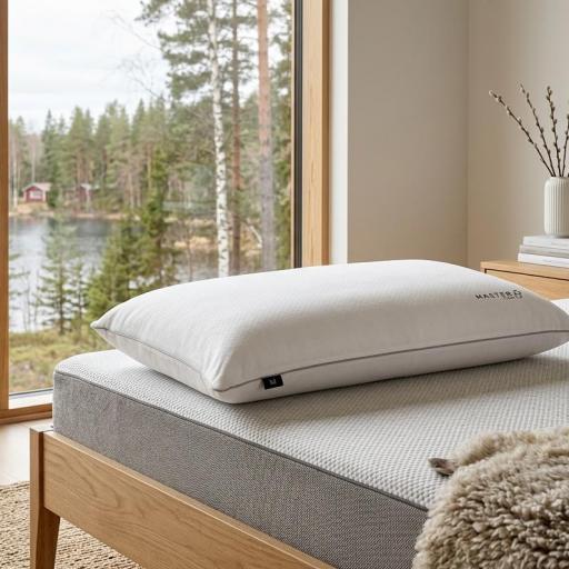 Almohada Viscoelástica Master Firm – Firmeza Superior y Apoyo Cervical Ergonómico [0]