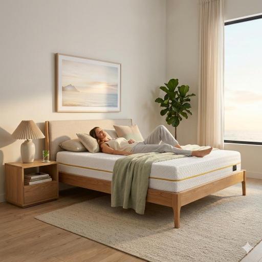 Colchón de viscoelástica articulado  | Máximo Confort y Transpirabilidad