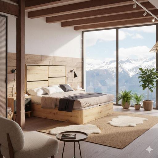 Cabezal+ 2 mesitas de noche 