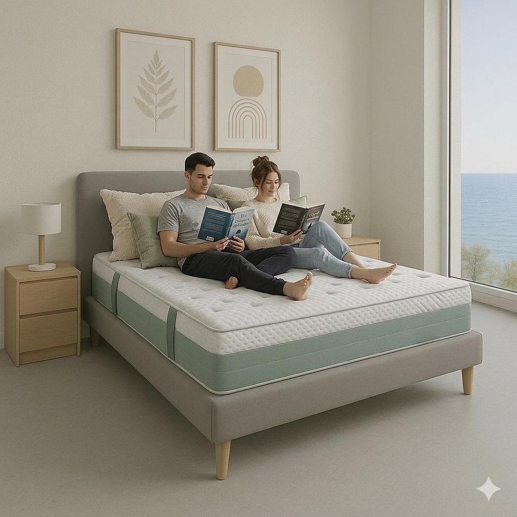 Colchón de Muelles Ensacados Titán - 29 cm de Confort y Soporte Reforzado