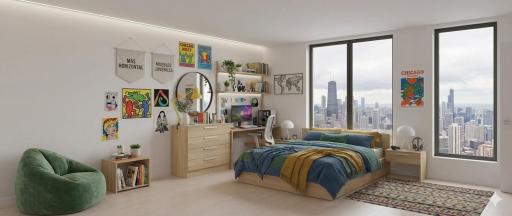 Dormitorio juvenil completo