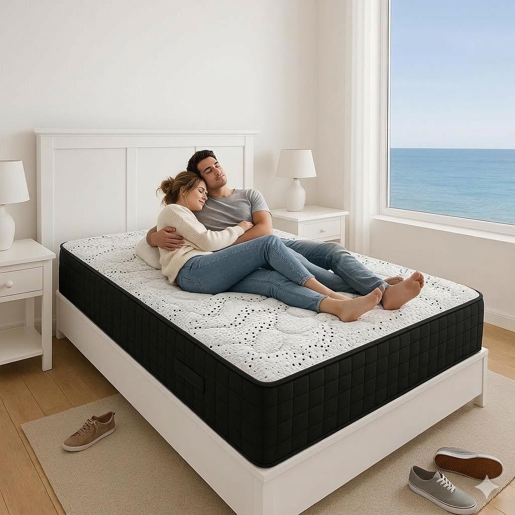 Colchón Viscoelástico Basic - 26 cm de Altura y Soporte Ergonómico