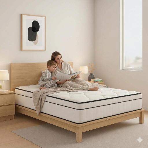 Colchón Viscoelástica HR - Firmeza Duradera y Soporte de Alta Resiliencia