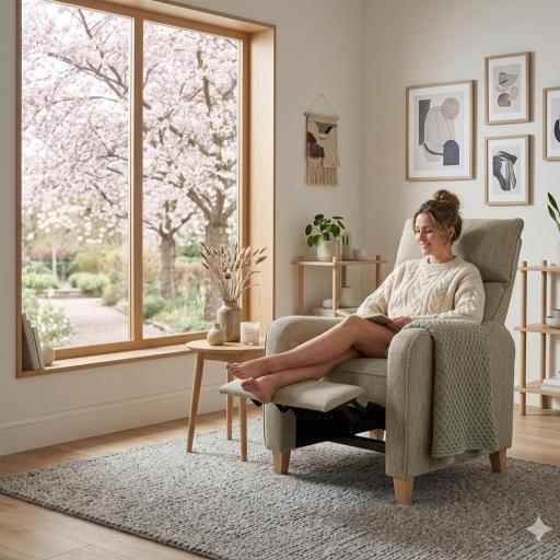 Butaca Relax Sistema push con Reposapiés Extensible  [0]