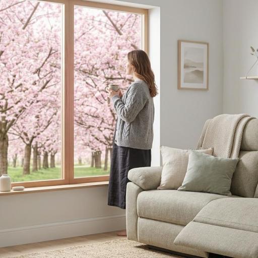 Sofá Reclinable de 3 Plazas con Mecanismo Eléctrico - Diseño Moderno Beige Tejido [1]