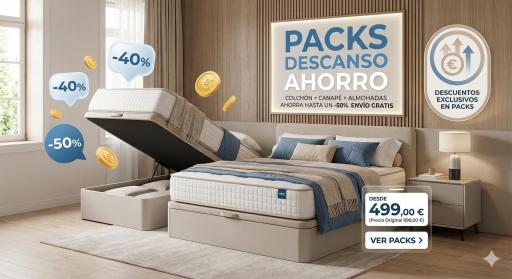 Packs de Canapé y Colchón Ahorro y Calidad 