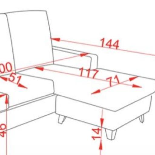 Sofá chaiselongue ibi [1]