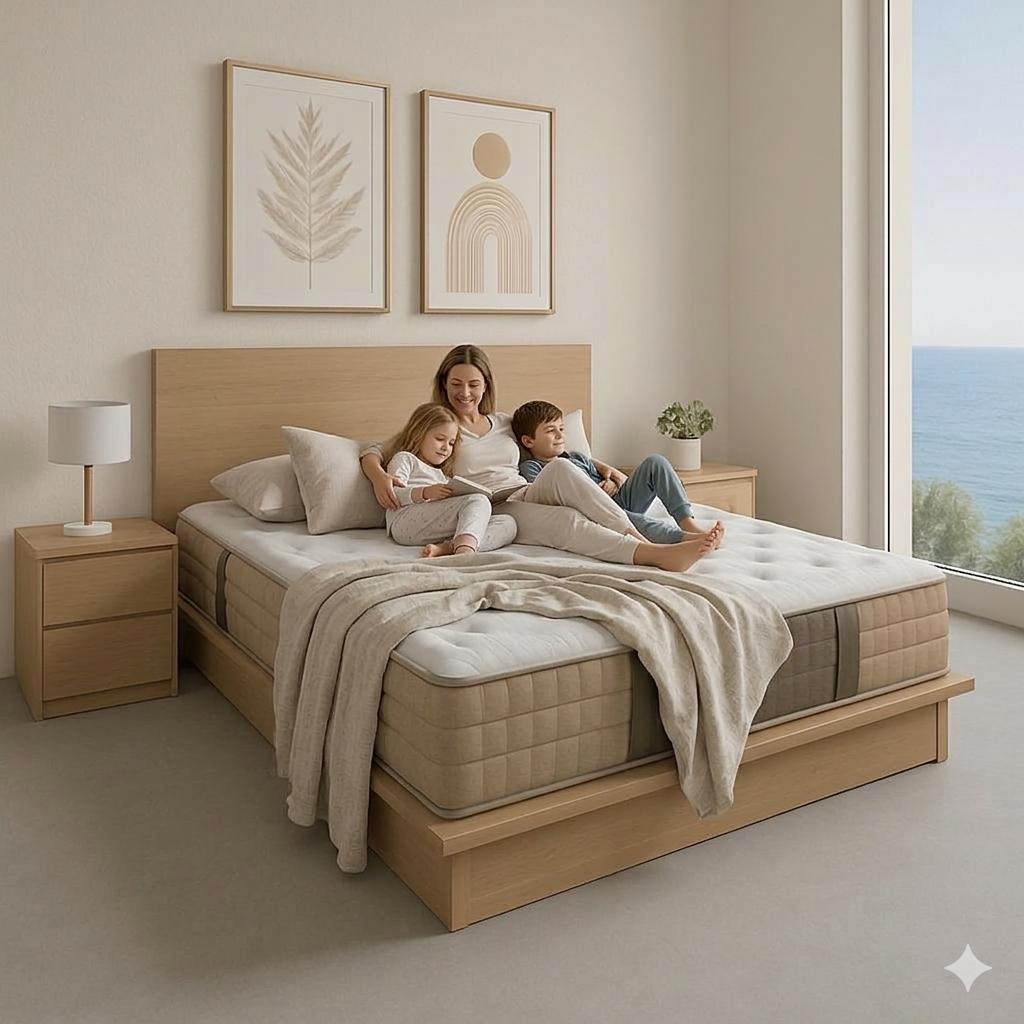 Colchón de Muelles Ensacados Eco - Confort Transpirable al Mejor Precio