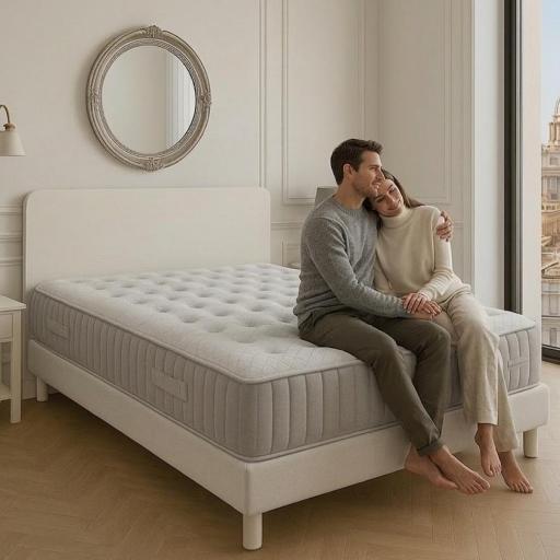 Colchón de Muelles Ensacados Eclipse - Gran Confort y Soporte Ergonómico