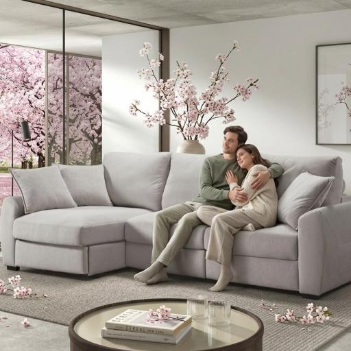 Sofá Chaise Longue – Diseño Minimalista y Confort Premium [0]