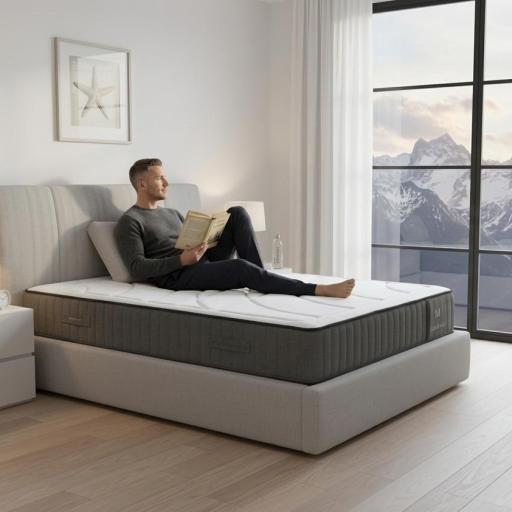 Colchón de Muelles Ensacados Luxe - Firmeza Ortopédica y Máxima Estabilidad