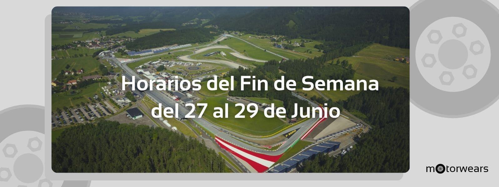 Horarios y TV para el GP de Austria en F1, F2 y F3