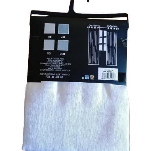 Cortina - Platinum Collection Blanco 140x260 anillas [1]