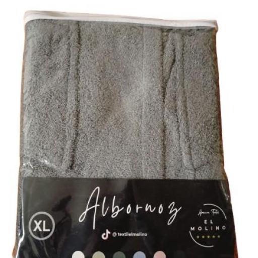 Albornoz 400 gramos Gris [1]
