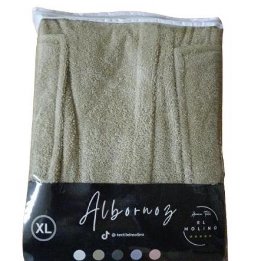 Albornoz 400 gramos Beige