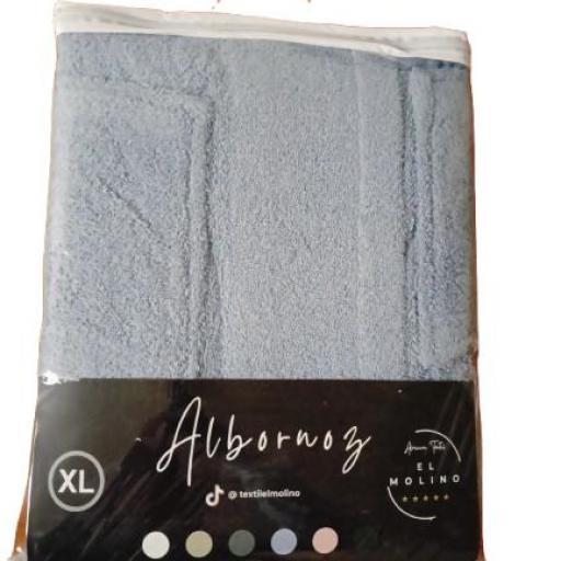 Albornoz 400 gramos Azul [1]