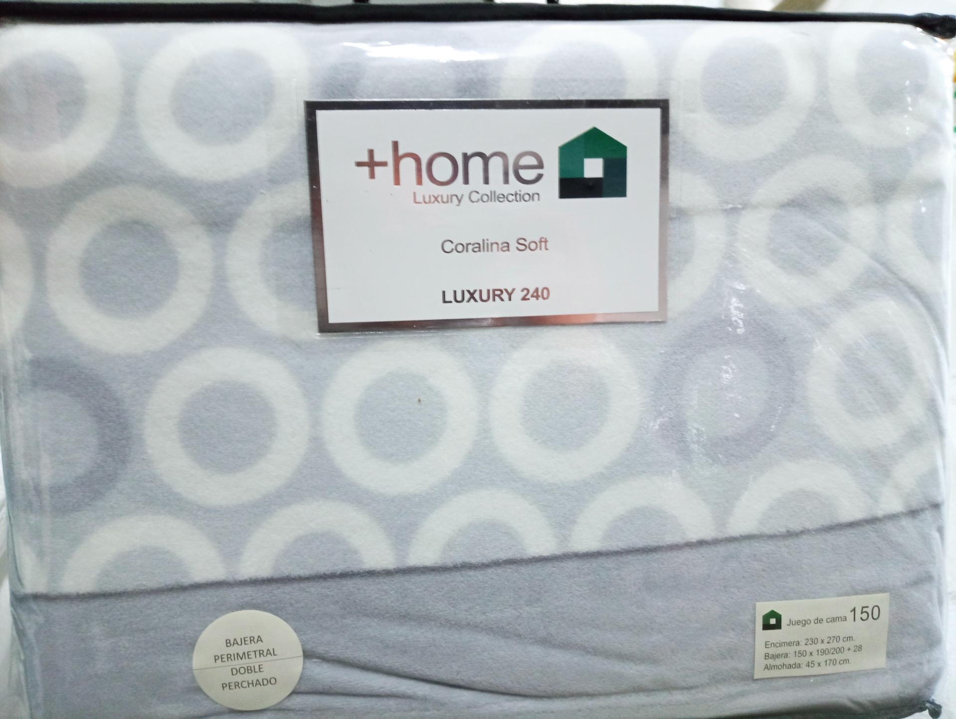 Sábanas de Coralina +HOME – 240 gramos GRIS CIRCULO