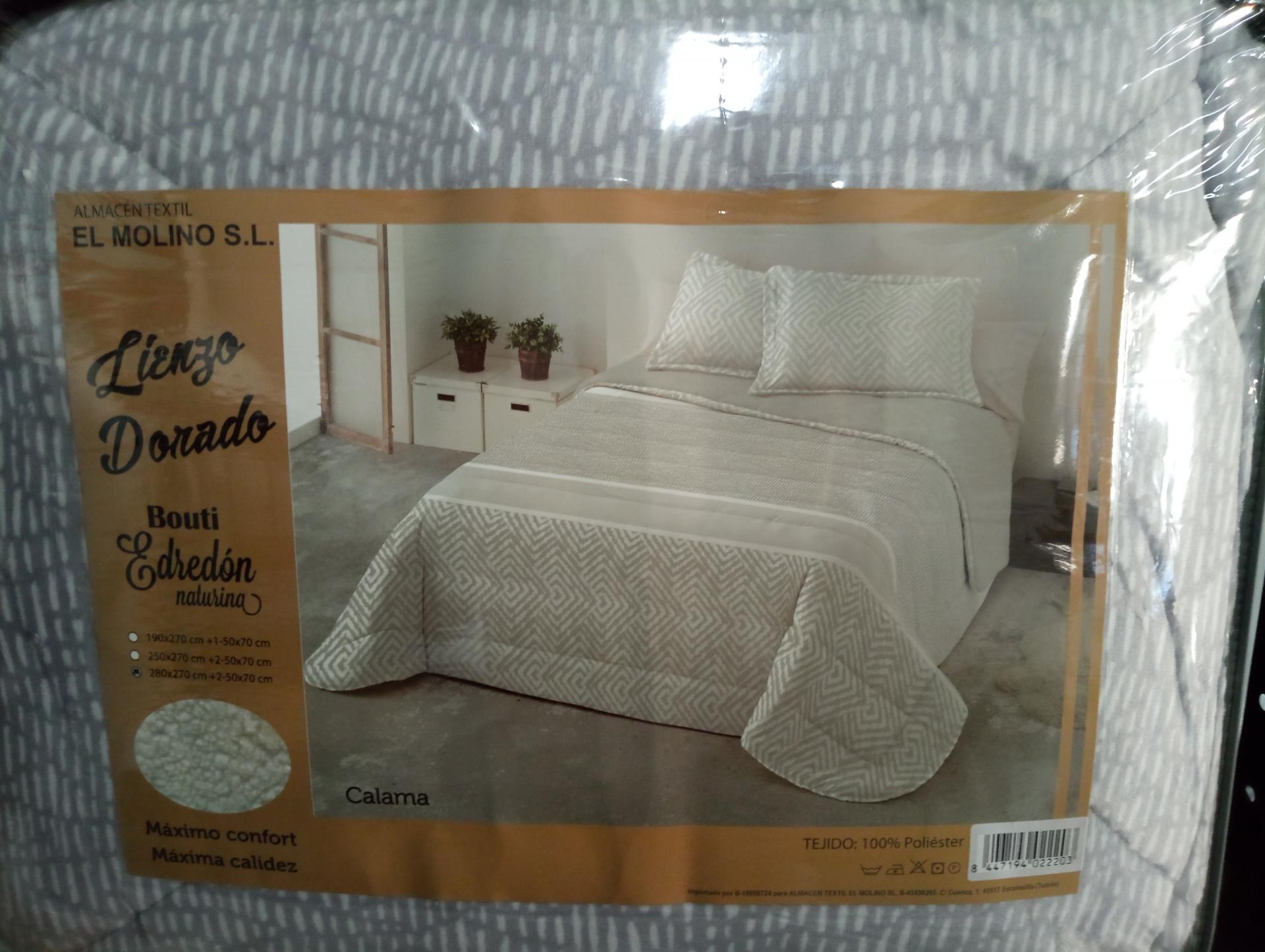 Sherpa LIENZO DORADO para camas 180 cm GRIS