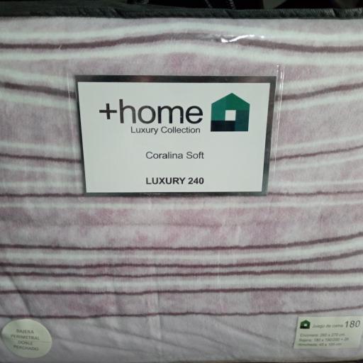 Sábanas de Coralina +HOME – 240 gramos 