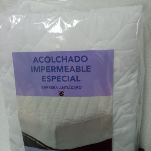Protector de colchón acolchado impermeable