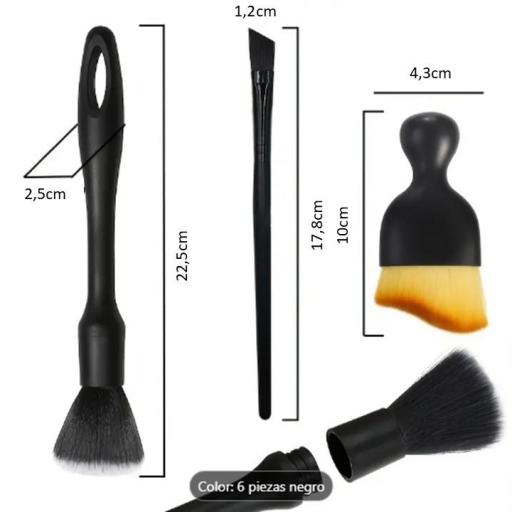 Set de 6 cepillos para limpieza [1]