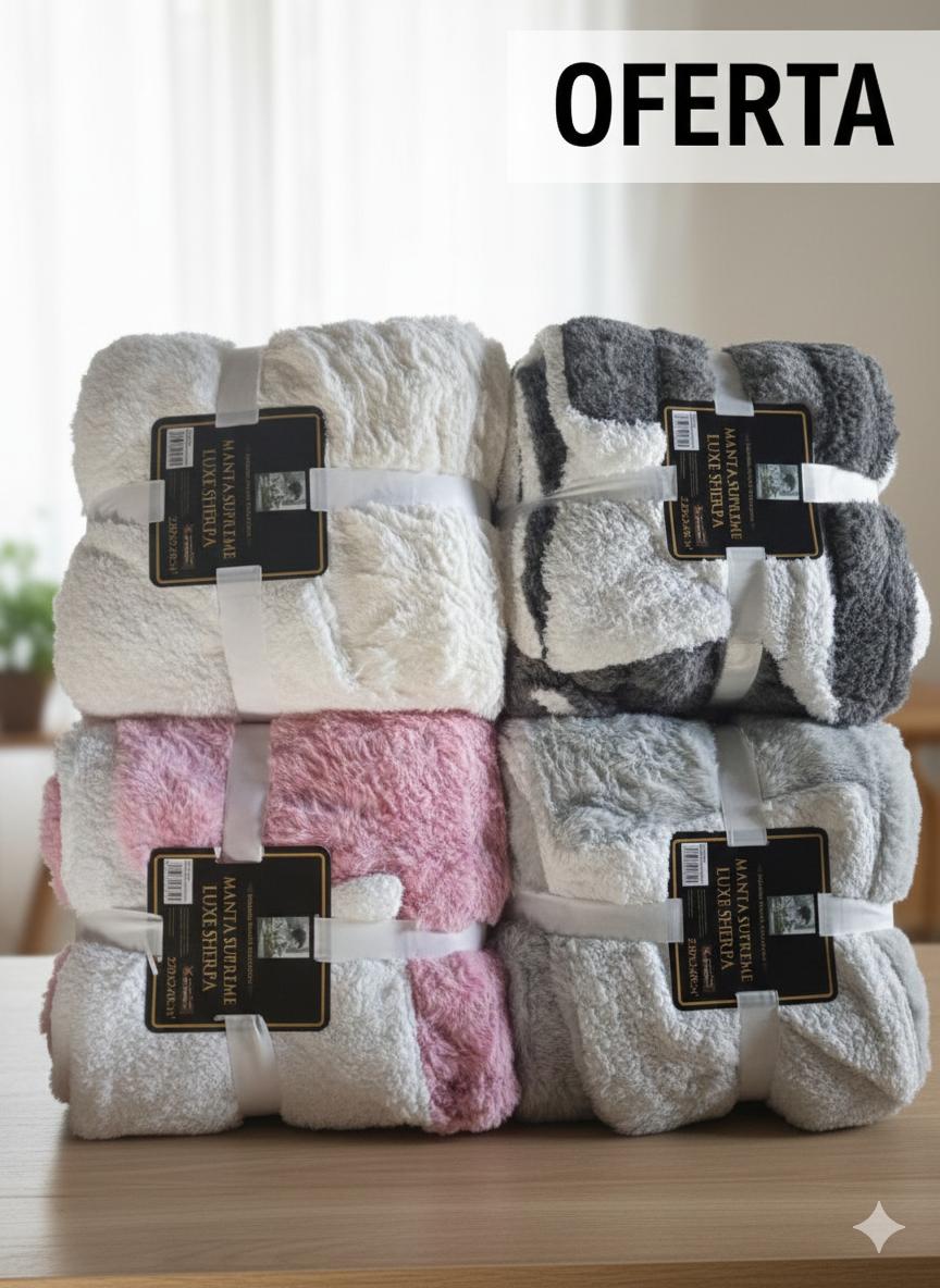 Manta sofá cama 220X240 ROSA