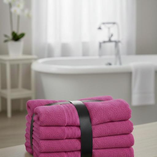 Toalla de BAÑO - 500 gramos - Rosa fucsia