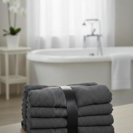 Toalla de BAÑO - 500 gramos - Gris Oscuro