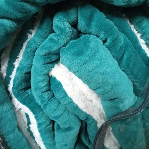 Sherpa LIENZO DORADO Verde Agua [1]