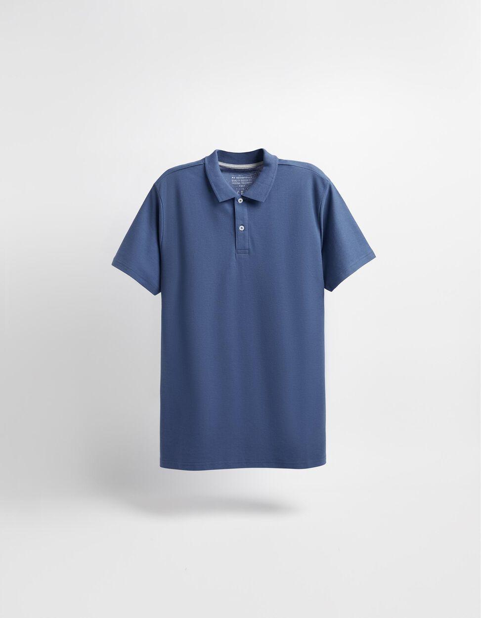 Short Sleeve Piquet Polo – Azul/verde