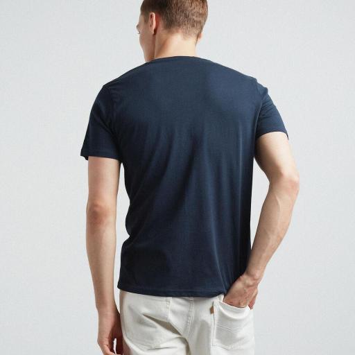 Camiseta V-Neck dark Blue  [2]