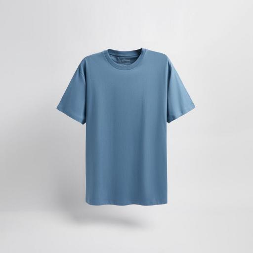 Camiseta Básica -  Gris, beige, azul, verde escuro [3]