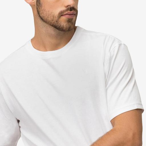 Camiseta Regular con Logo Bordado [1]