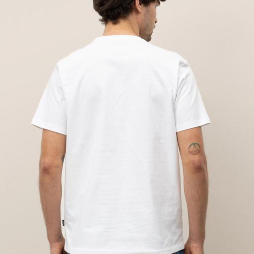 Camiseta de Algodón Estampada Blanco [1]