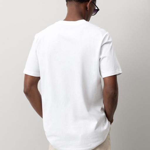 Camiseta Corte Regular con Estampado Blanca [2]