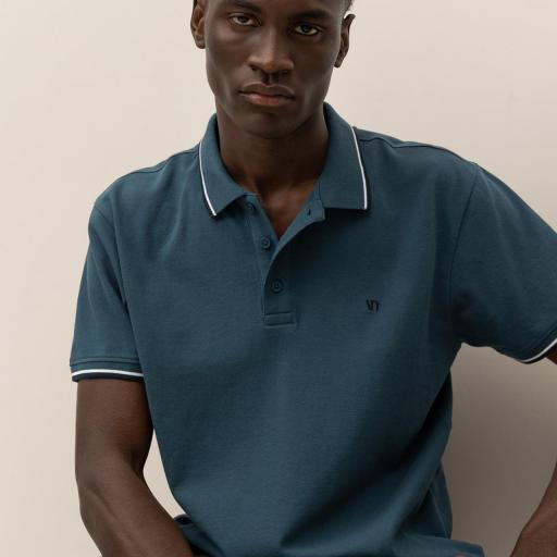 Polo de Algodón Bordado