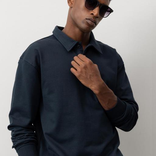 Sudadera Polo Corte Relaxed