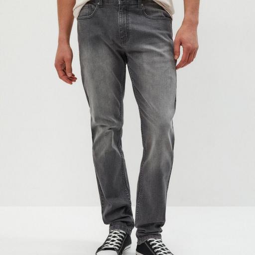 Vaqueros Slim Fit Negro/Azul