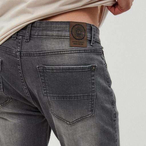 Vaqueros Slim Fit Negro/Azul [1]