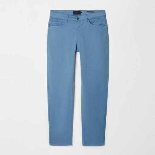 Pantalaon Slim Fit Verde oscuro/Azul [3]