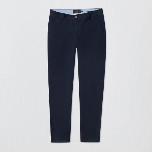 Pantalon chino de primera calidad azul oscuro