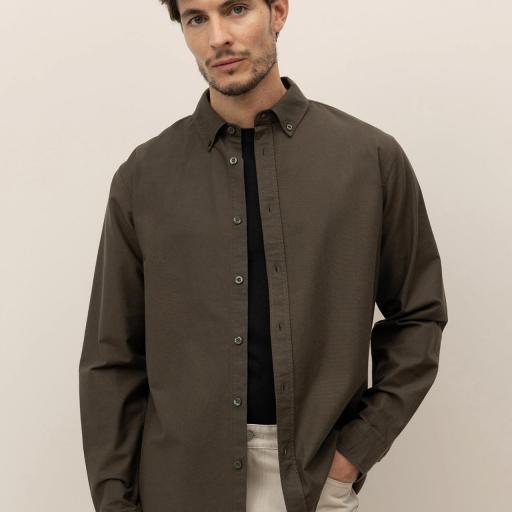 Camisa Oxford De Algodón [1]