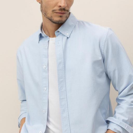 Camisa Oxford De Algodón [2]